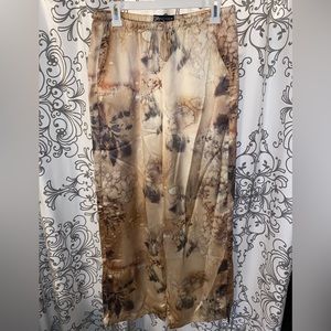 Zara full length printed pants